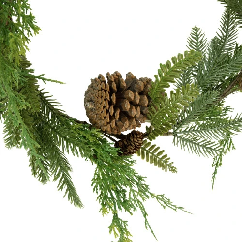 Northlight 5' Assorted Pine And Pinecone Artificial Christmas Garland, Unlit 4 Northlight 5' Assorted Pine And Pinecone Artificial Christmas Garland, Unlit - Image 2