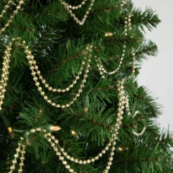 Northlight 15' Gold Lame Beaded Artificial Christmas Garland - Unlit -Festival northlight ys28265 styled20on20tree 50689.1686057293