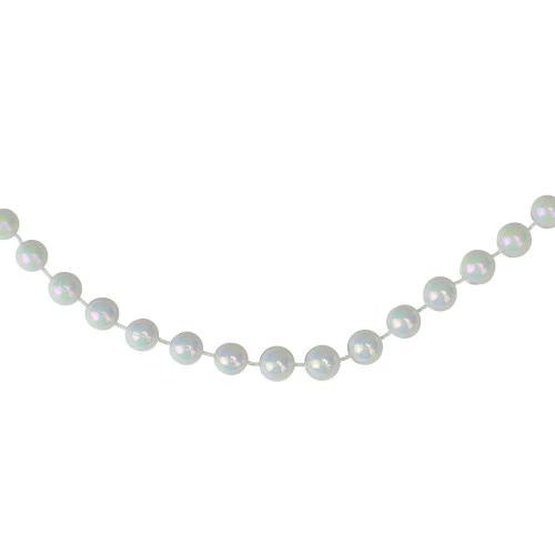 Northlight 15' X 0.25" White Pearl Beaded Artificial Christmas Garland 4 Northlight 15' X 0.25" White Pearl Beaded Artificial Christmas Garland - Image 2