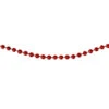 Northlight 66' X 0.15" Red Beaded Artificial Christmas Garland - Unlit -Festival northlight ys28285 1 21720.1665611628