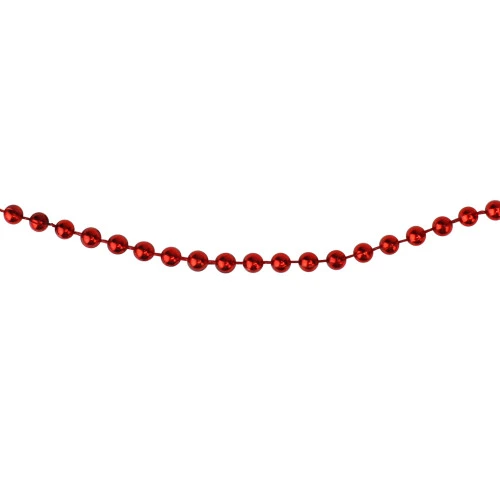 Northlight 66' X 0.15" Red Beaded Artificial Christmas Garland - Unlit 3 Northlight 66' X 0.15" Red Beaded Artificial Christmas Garland - Unlit
