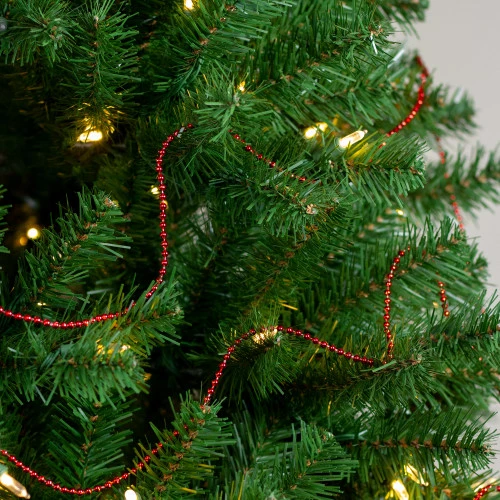 Northlight 66' X 0.15" Red Beaded Artificial Christmas Garland - Unlit 5 Northlight 66' X 0.15" Red Beaded Artificial Christmas Garland - Unlit - Image 3