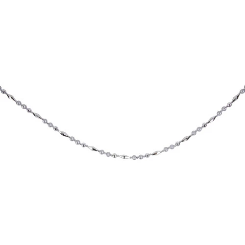 Northlight 9' Silver Shiny And Matte Beaded Christmas Garland 6 Northlight 9' Silver Shiny And Matte Beaded Christmas Garland - Image 4