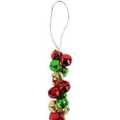 Northlight 5' Green, Gold And Red Jingle Bell Christmas Garland, Unlit -Festival northlight ys28302 05 69893.1686665008