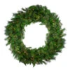 Northlight Real Touch™? Pre-Lit Canyon Pine Mixed Artificial Christmas Wreath - 48" - Clear Lights