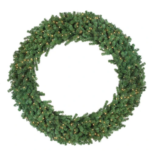 Northlight Green Deluxe Windsor Pine Artificial Christmas Wreath - 72" - Clear Lights 3 Northlight Green Deluxe Windsor Pine Artificial Christmas Wreath - 72" - Clear Lights
