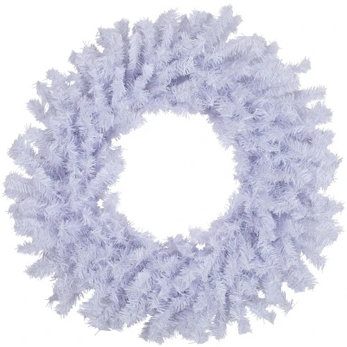 Northlight Crystal Spruce Artificial Christmas Wreath - 24" - White - Unlit 3 Northlight Crystal Spruce Artificial Christmas Wreath - 24" - White - Unlit