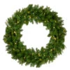 Northlight Pre-Lit Northern Pine Artificial Christmas Wreath - 36" - Warm White LED Lights -Festival northlight z35734 42304.1591634564