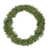 Northlight 48" Pre-Lit Northern Pine Artificial Christmas Wreath With Clear Lights
