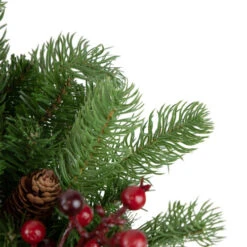 Northlight Real Touch™? Noble Fir With Berries Artificial Christmas Wreath - Unlit - 24" -Festival northlight z85364 3 updated2022new 40036.1665580039