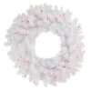 Northlight Pre-Lit Geneva White Spruce Artificial Christmas Wreath, 24-Inch, Pink Lights 1 Northlight Pre-Lit Geneva White Spruce Artificial Christmas Wreath, 24-Inch, Pink Lights -Festival northlight z92378 updated2022 88144.1662056062