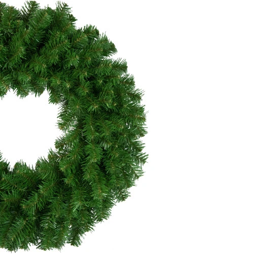 Northlight Deluxe Dorchester Full Pine Artificial Christmas Wreath, 24-Inch, Unlit 4 Northlight Deluxe Dorchester Full Pine Artificial Christmas Wreath, 24-Inch, Unlit - Image 2