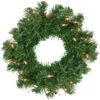Northlight Pre-Lit Deluxe Dorchester Pine Artificial Christmas Wreath, 12-Inch, Clear Lights -Festival northlight z92847 1 89692.1632502703