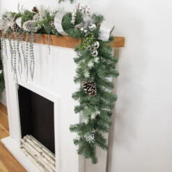 Northlight 9' X 12" Colorado Blue Spruce Artificial Christmas Garland, Unlit -Festival northlight z94014 styled2 56197.1689259199