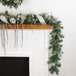 Northlight 9' X 12" Colorado Blue Spruce Artificial Christmas Garland, Unlit -Festival northlight z94014 styled3 04057.1689259199