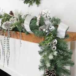 Northlight 9' X 12" Colorado Blue Spruce Artificial Christmas Garland, Unlit -Festival northlight z94014 styled4 13787.1689259199