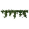 Northlight 6' X 18" Pre-Lit Mixed Pine Artificial Christmas Icicle Garland, Clear Lights