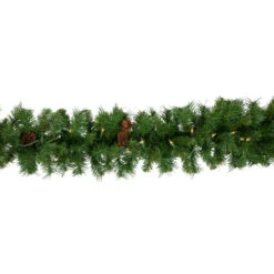 Northlight Pre-Lit Dakota Red Pine Artificial Christmas Garland - 9' X 12" - Clear AlwaysLit Lights -Festival northlight z993892c20z99381 02 42943.1698958393