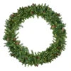 Northlight Pre-Lit LED Dakota Red Pine Artificial Christmas Wreath - 48-Inch, Warm White Lights -Festival northlight z99435 01764.1588357603