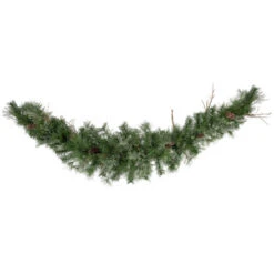 Northlight Country Mixed Pine With Pinecones Artificial Christmas Garland - 6' X 9" - Unlit -Festival northlight z99489 1new 80983.1668587293