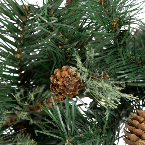Northlight Yorkville Pine, Twig And Pinecone Artificial Christmas Garland - 9' X 12" - Unlit 9 Northlight Yorkville Pine, Twig And Pinecone Artificial Christmas Garland - 9' X 12" - Unlit - Image 7