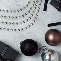 Northlight 33' Shiny Silver Round Beaded Christmas Garland - Unlit -Festival northlightys28289 99065.1636546339