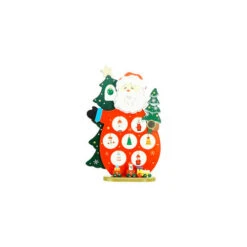 Northlight Santa Claus Cut-Out Ornament Holder Christmas Decoration - 10.25"