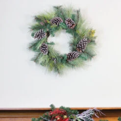 Northlight Mixed Long Needle Pine And Pine Cone Artificial Christmas Wreath - 28" - Unlit 7 Northlight Mixed Long Needle Pine And Pine Cone Artificial Christmas Wreath - 28" - Unlit -Festival z2zarjwsb7uo2g7k3t4fccyhluobqnku 44151.1588371135